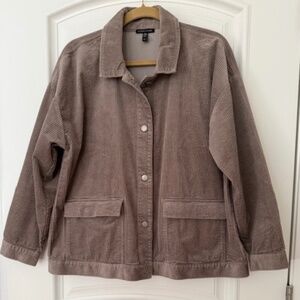 Eileen Fisher Corduroy Cotton Jacket